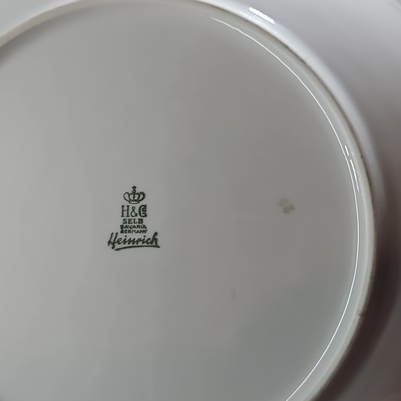 Vintage H&B Selb Bavaria Heinrich Fruit Plates Set of 5 - Picture 4 of 5